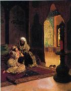 unknow artist Arab or Arabic people and life. Orientalism oil paintings 593 painting